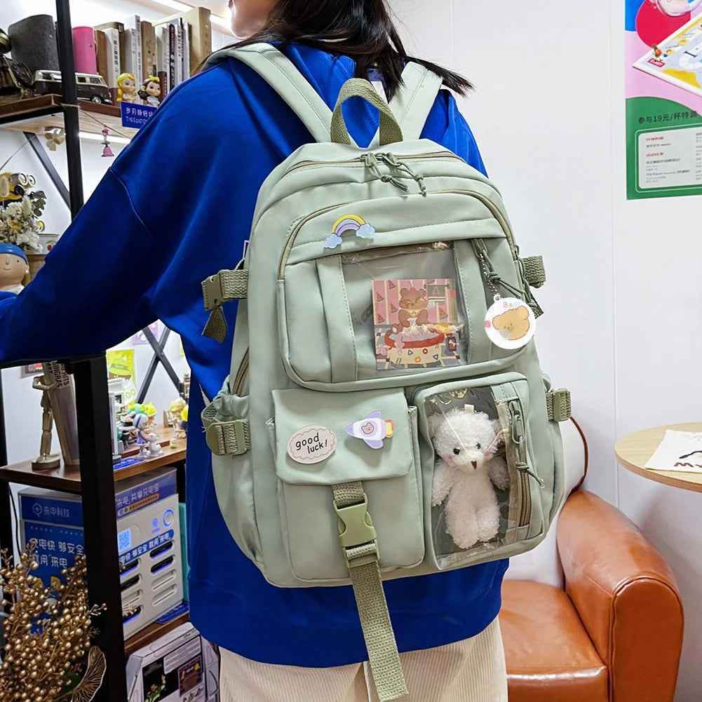 Large Capacity Travel Cool Backpack CBA30 Multi-pocket College Laptop School Bags - Touchy Style .