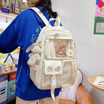 Large Capacity Travel Cool Backpack CBA30 Multi-pocket College Laptop School Bags - Touchy Style