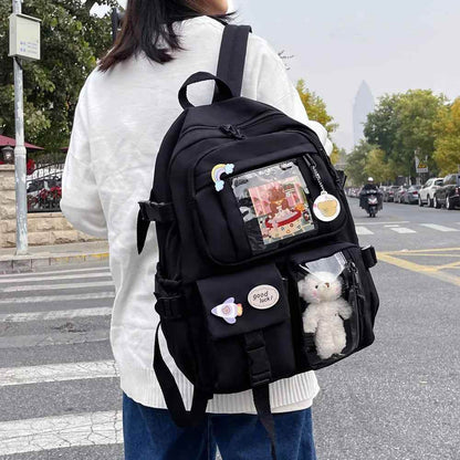 Large Capacity Travel Cool Backpack CBA30 Multi-pocket College Laptop School Bags - Touchy Style