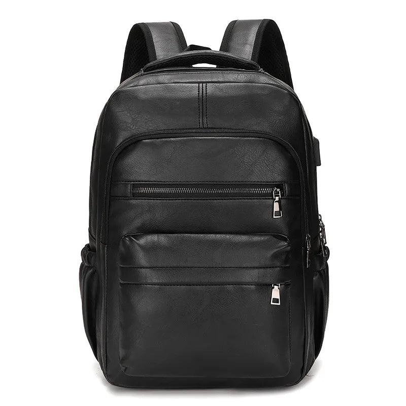 LC3595 Cool Backpack - Leather Schoolbag For Teenagers Boys - Touchy Style