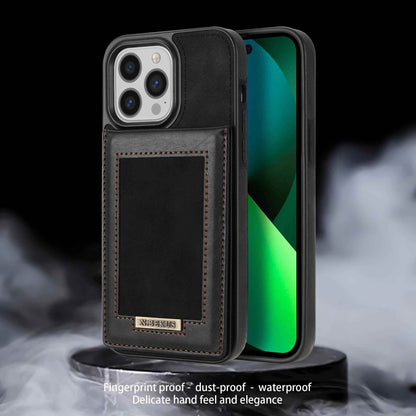 Leather Card Holder Phone Cases for iPhone 13 Pro Max, 14, 12, Mini, 11, X, XS, 7, 8 Plus, 6, 6s, SE 2022(1) - Touchy Style