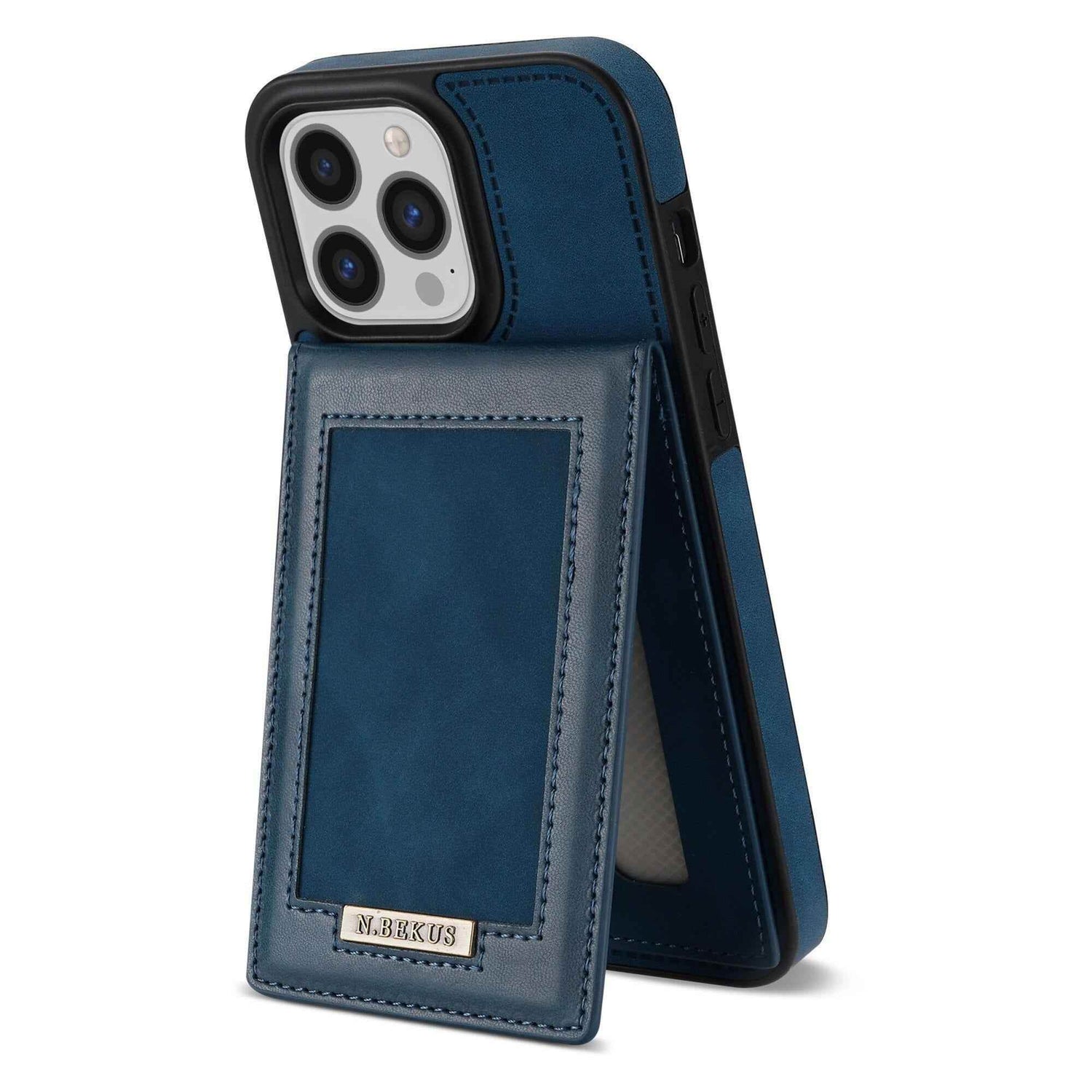 Leather Card Holder Phone Cases for iPhone 13 Pro Max, 14, 12, Mini, 11, X, XS, 7, 8 Plus, 6, 6s, SE 2022(1) - Touchy Style