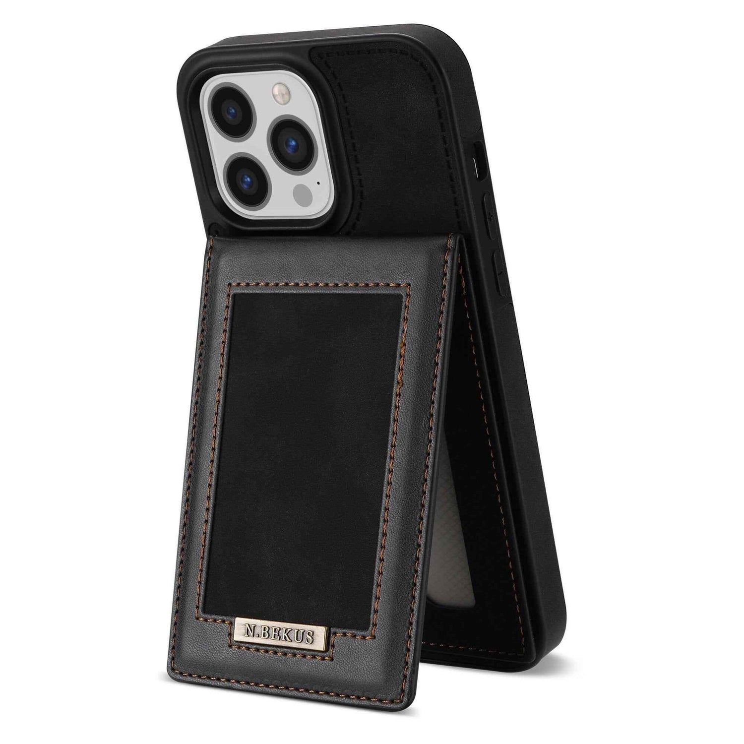 Leather Card Holder Phone Cases for iPhone 13 Pro Max, 14, 12, Mini, 11, X, XS, 7, 8 Plus, 6, 6s, SE 2022(1) - Touchy Style