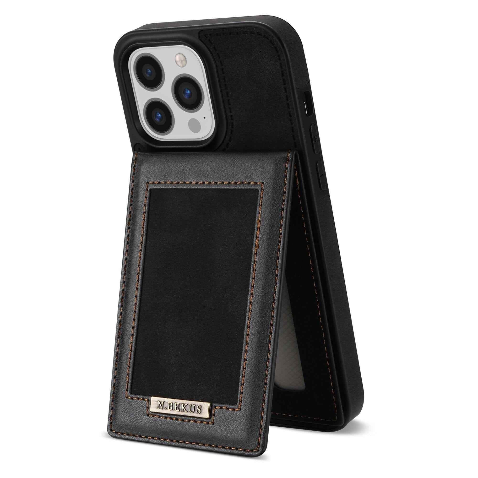 Leather Card Holder Phone Cases for iPhone 13 Pro Max, 14, 12, Mini, 11, X, XS, 7, 8 Plus, 6, 6s, SE 2022(1) - Touchy Style