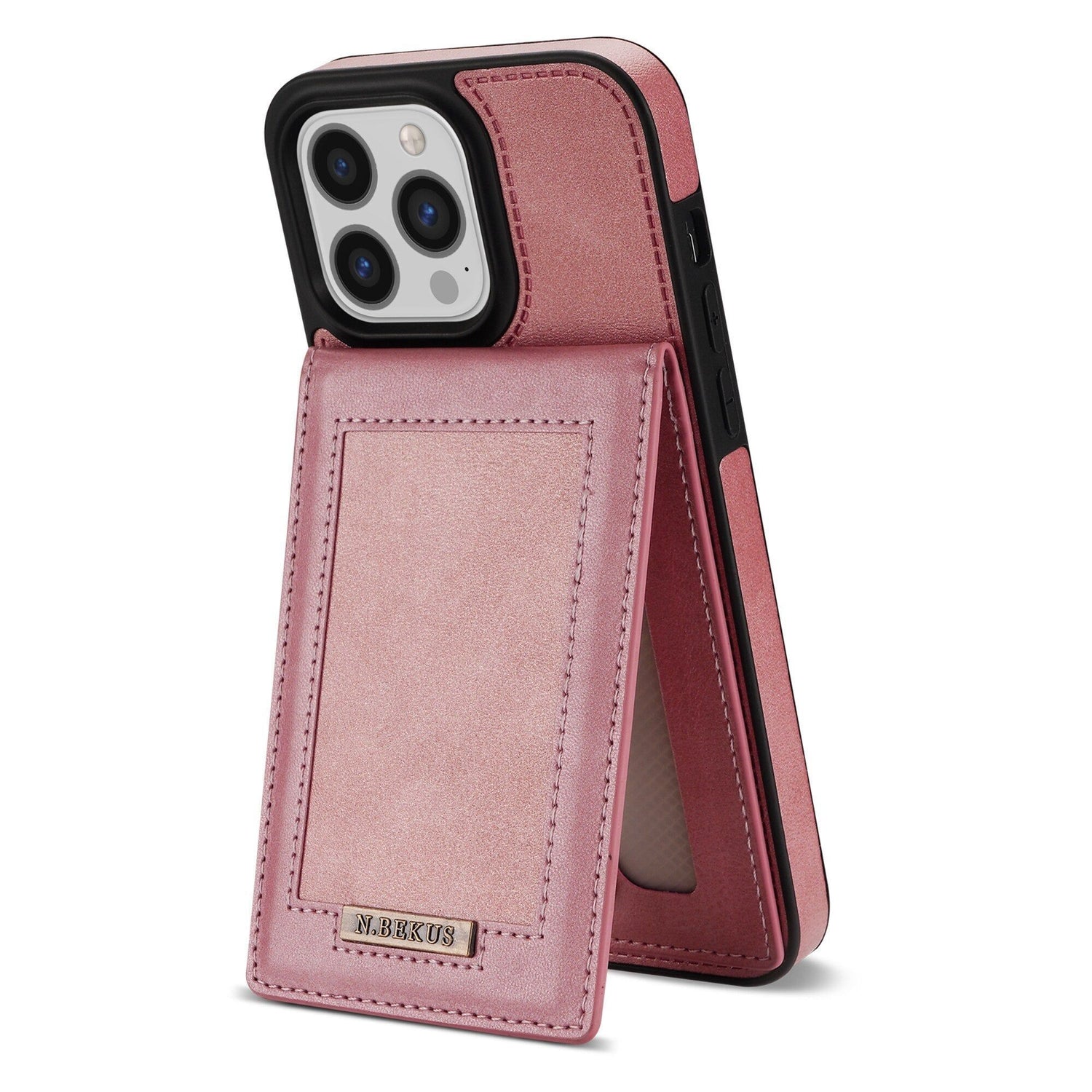 Leather Card Holder Phone Cases for iPhone 13 Pro Max, 14, 12, Mini, 11, X, XS, 7, 8 Plus, 6, 6s, SE 2022(2) - Touchy Style .