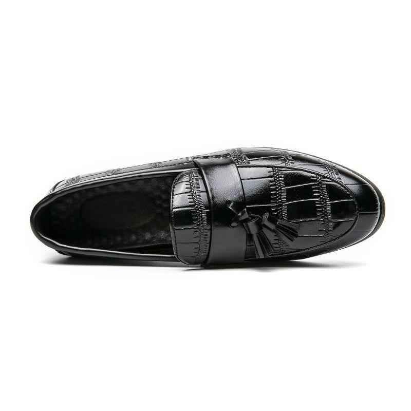 Leather Formal Loafers - Men&