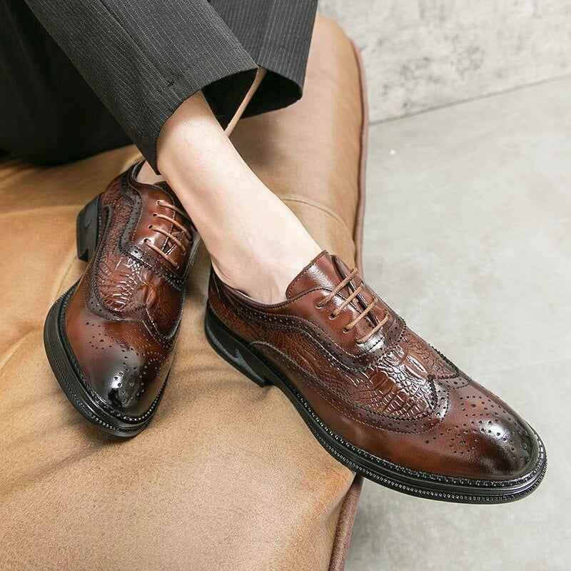 Leather Formal Oxford - Men&