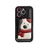 Leather Funny Penguin Puppy - Cute Phone Case ICPC For iPhone 15 Pro Max, 14, 13, 11, 12, or 15 Plus - Touchy Style .