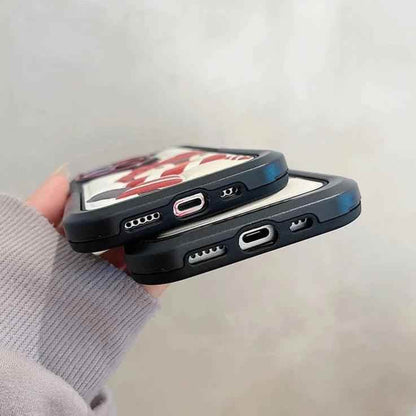 Leather Funny Penguin Puppy - Cute Phone Case ICPC For iPhone 15 Pro Max, 14, 13, 11, 12, or 15 Plus - Touchy Style