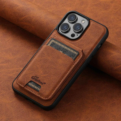 Leather Wallet ACPC317 Cute Phone Case For iPhone 12, 13, 14, and 15 Pro Max Plus - Magnetic Pocket - Touchy Style