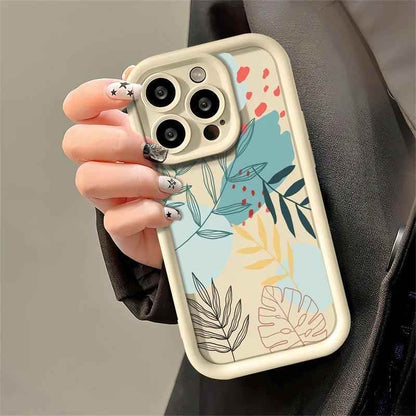 Leaves Cute Phone Case For Huawei Honor 50, 90, 20, 9X Pro, X9, X30, Y9 Prime 2019, Magic 5 Pro - CPC080 Pattern - Touchy Style