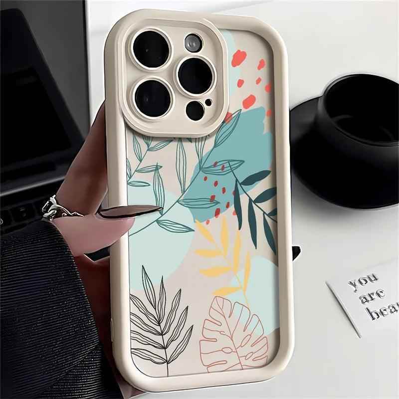 Leaves Cute Phone Case For Huawei Honor 50, 90, 20, 9X Pro, X9, X30, Y9 Prime 2019, Magic 5 Pro - CPC080 Pattern - Touchy Style
