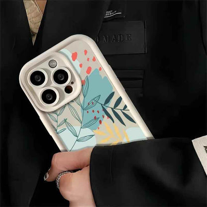 Leaves Cute Phone Case For Huawei Honor 50, 90, 20, 9X Pro, X9, X30, Y9 Prime 2019, Magic 5 Pro - CPC080 Pattern - Touchy Style