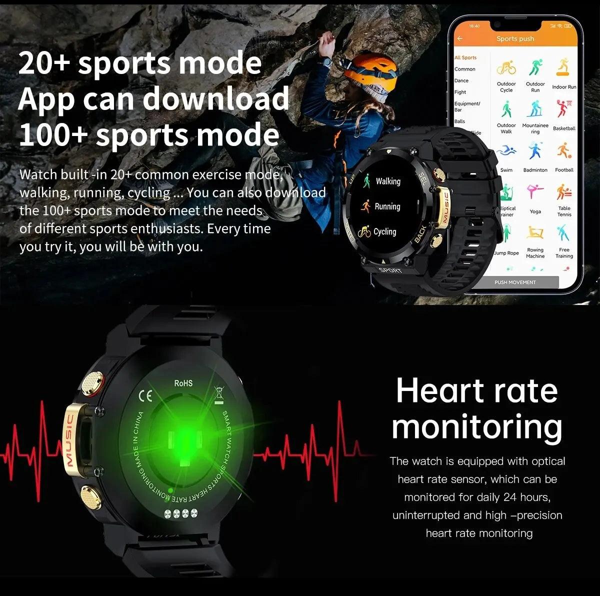 LF33 Smartwatch: Power and Versatility for Men - Touchy Style