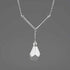 LFJF0058 Light Bulb Pendant Necklace Charm Jewelry - 925 Sterling Silver - Touchy Style