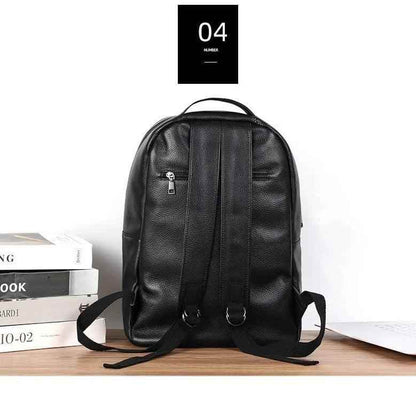 LH336 Cool Backpack - Genuine Leather Laptop Bag For Men - Touchy Style