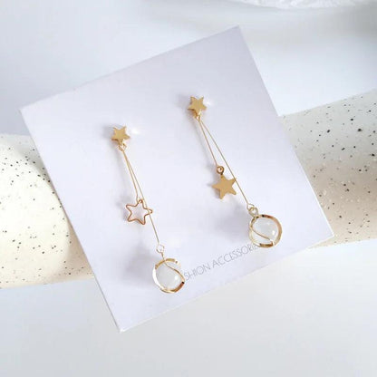 Long Earrings Charm Jewelry 2020 Five-Pointed Star 