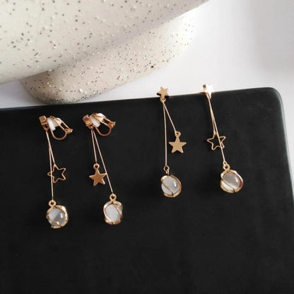 Long Earrings Charm Jewelry 2020 Five-Pointed Star 