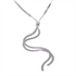 Long Necklaces Charm Jewelry - Stainless Steel - Flat Snake Chain - TSJ30 - Touchy Style