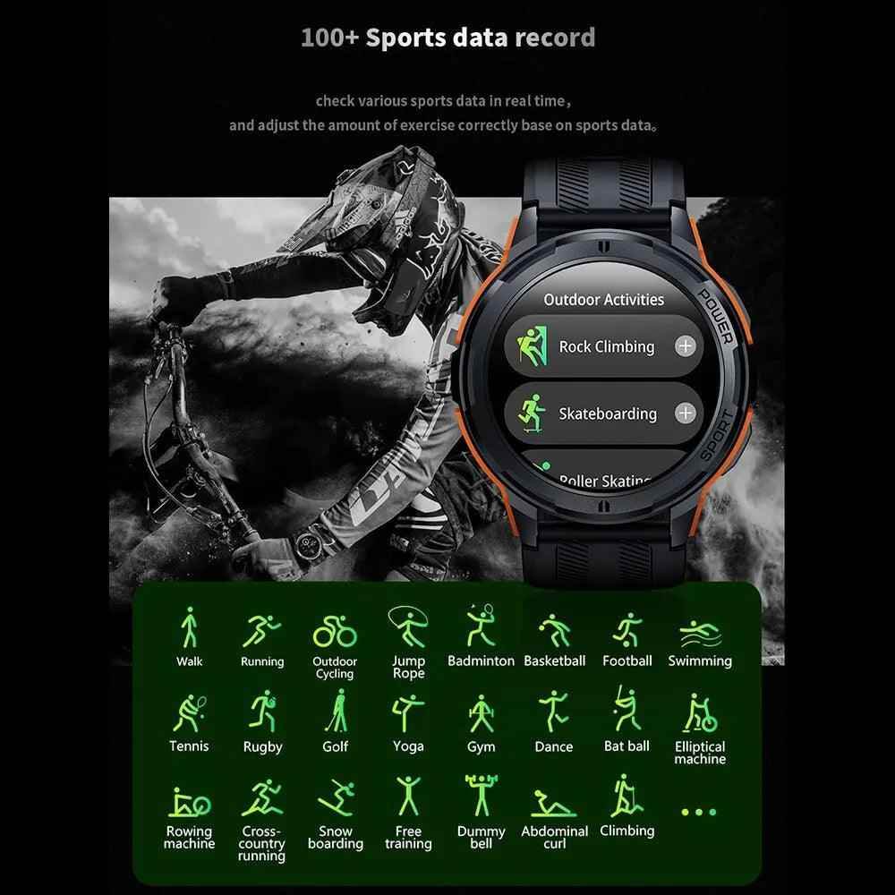 LSW228: Stylish, Smart, and Fitness-Ready Smartwatch for Men - Touchy Style