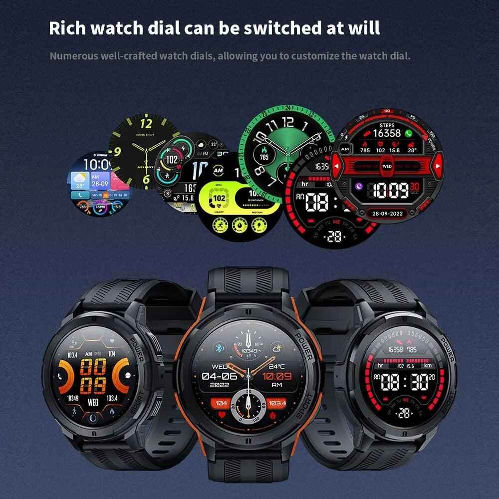 LSW228: Stylish, Smart, and Fitness-Ready Smartwatch for Men - Touchy Style