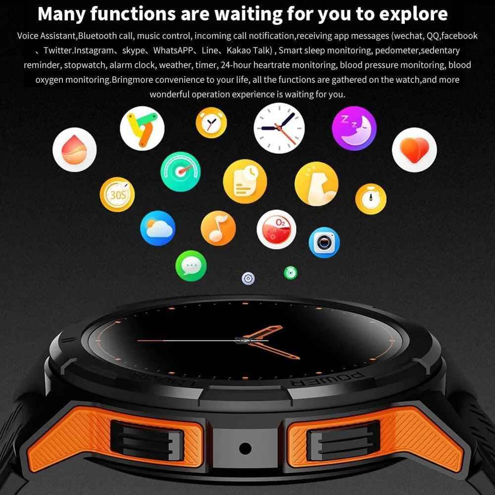 LSW228: Stylish, Smart, and Fitness-Ready Smartwatch for Men - Touchy Style