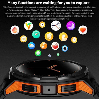 LSW228: Stylish, Smart, and Fitness-Ready Smartwatch for Men - Touchy Style