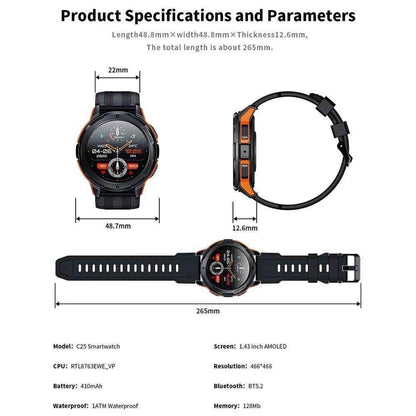 LSW228: Stylish, Smart, and Fitness-Ready Smartwatch for Men - Touchy Style