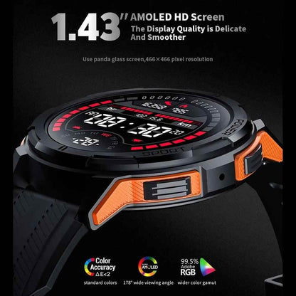 LSW228: Stylish, Smart, and Fitness-Ready Smartwatch for Men - Touchy Style
