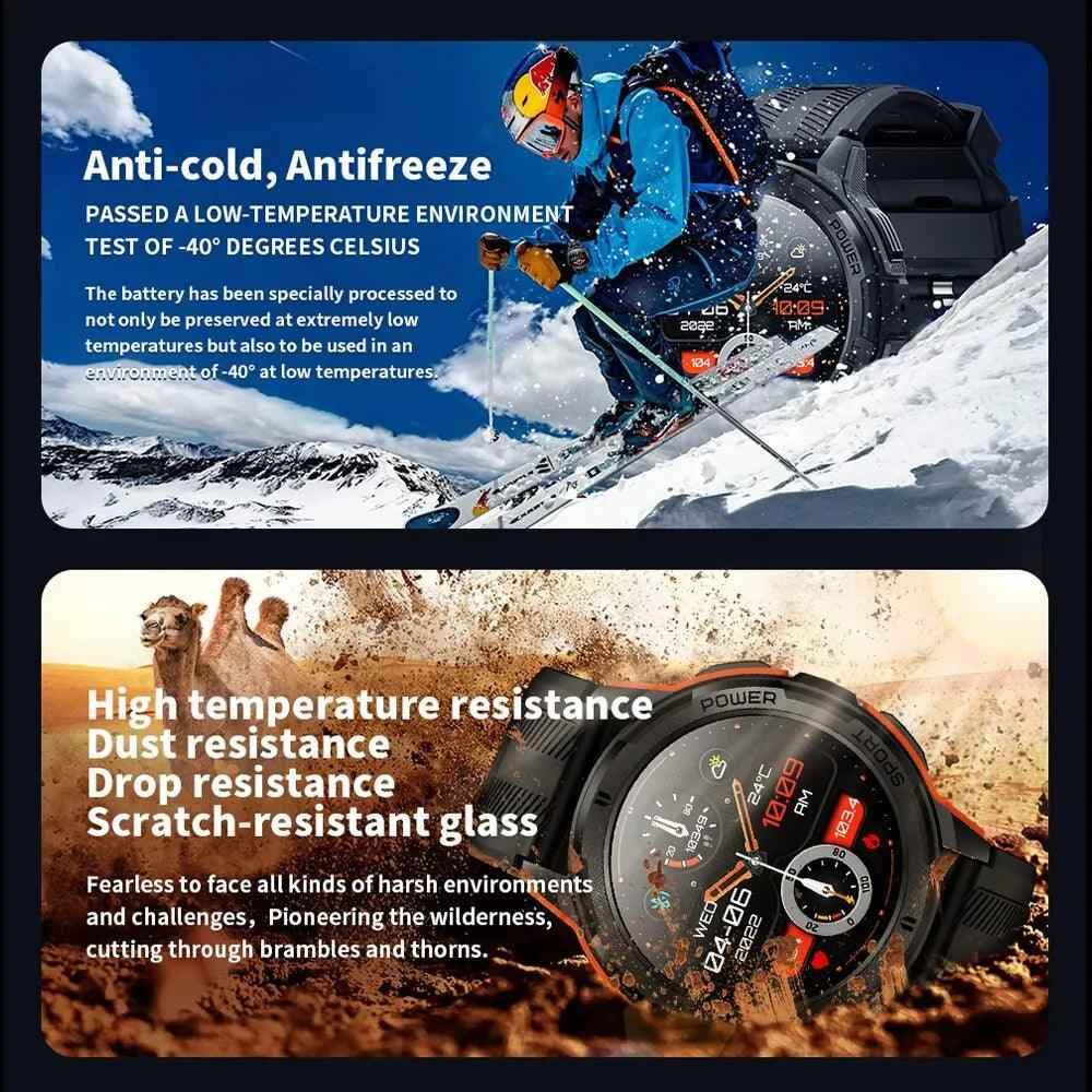 LSW228: Stylish, Smart, and Fitness-Ready Smartwatch for Men - Touchy Style