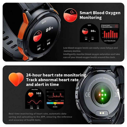 LSW228: Stylish, Smart, and Fitness-Ready Smartwatch for Men - Touchy Style