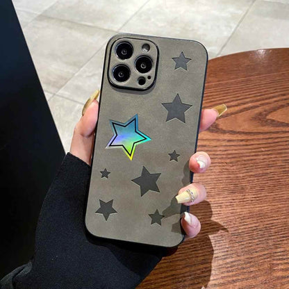 Luxurious Heart-Shaped Cortex Phone Case - Cute Cover for iPhone 14, 13, 12, 11 Pro Max, 7, 8 Plus, X, XS, XR Max - Touchy Style
