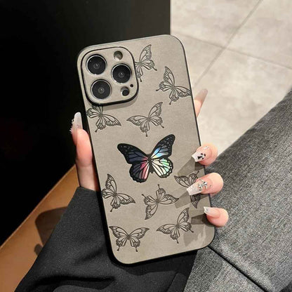 Luxurious Heart-Shaped Cortex Phone Case - Cute Cover for iPhone 14, 13, 12, 11 Pro Max, 7, 8 Plus, X, XS, XR Max - Touchy Style