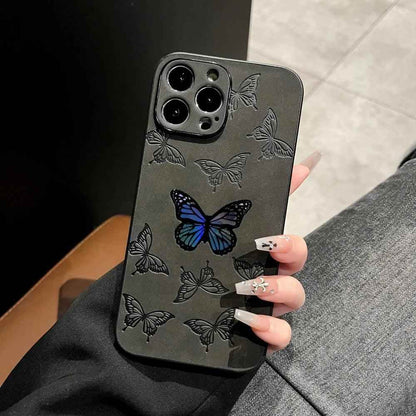 Luxurious Heart-Shaped Cortex Phone Case - Cute Cover for iPhone 14, 13, 12, 11 Pro Max, 7, 8 Plus, X, XS, XR Max - Touchy Style