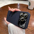 Luxury Carbon Fiber Cute Phone Case - For iPhone 12, 13, 14, 15 Pro Max Cover - Touchy Style
