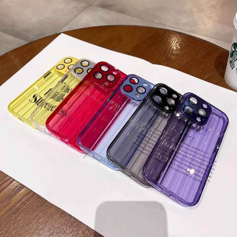 Luxury Clear Acrylic Phone Case - Hard &amp; Cute Cover for iPhone 12, 13, 14 Pro Max - Touchy Style