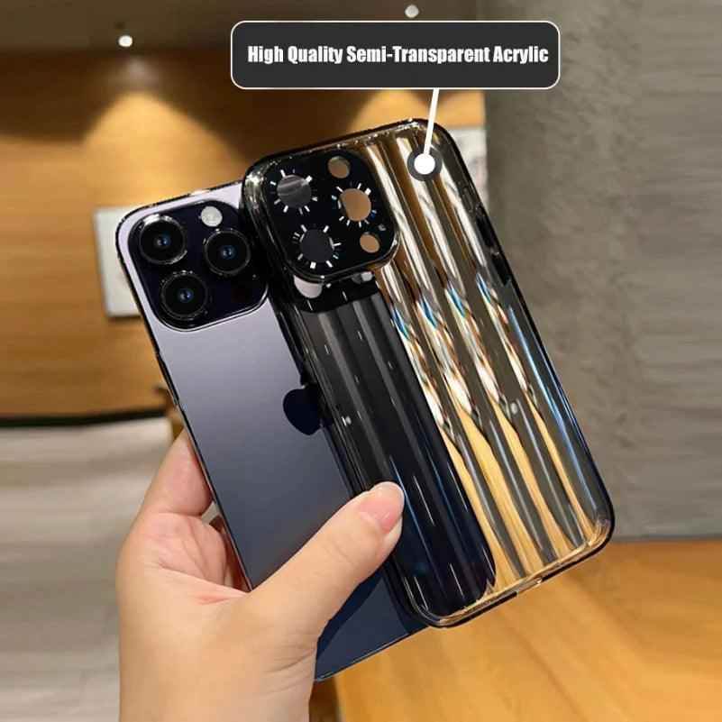Luxury Clear Acrylic Phone Case - Hard &amp; Cute Cover for iPhone 12, 13, 14 Pro Max - Touchy Style