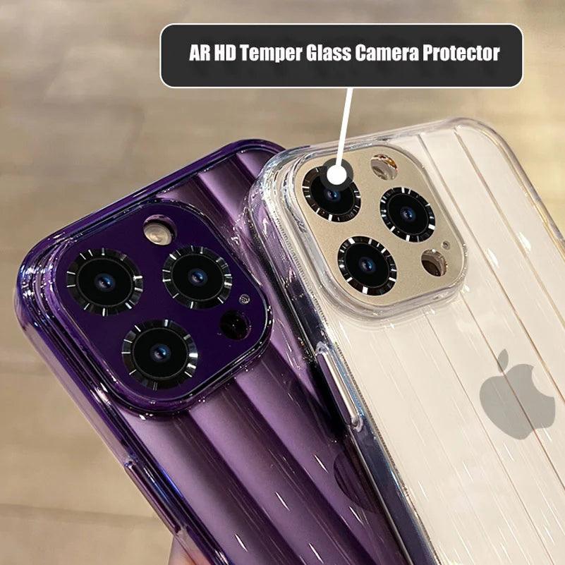 Luxury Clear Acrylic Phone Case - Hard &amp; Cute Cover for iPhone 12, 13, 14 Pro Max - Touchy Style .