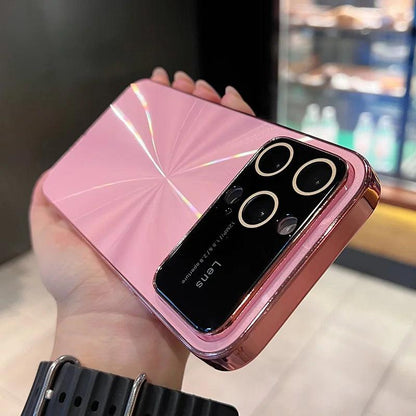 Luxury Laser Glass Phone Case for iPhone 15, 11, 12, 13, and 14 Pro Max – Cute Design - Touchy Style .