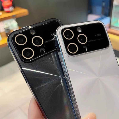Luxury Laser Glass Phone Case for iPhone 15, 11, 12, 13, and 14 Pro Max – Cute Design - Touchy Style