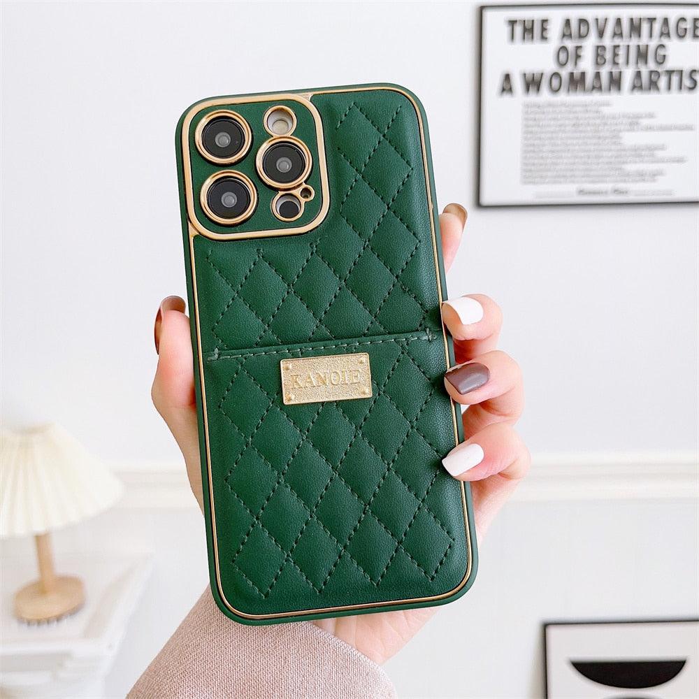 Luxury Brand Handmade Leather Case for iPhone 11 PRO Xs Max Xr 12 12PRO  Cover with Strap Fashion Designer Phone Accessory Bag - China Phonecase and  Silicone Case price