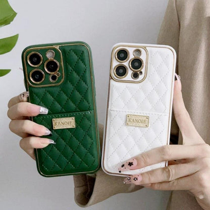 Luxury Leather Wallet Cute Phone Case - For iPhone 14, 13, 12 Pro Max, 14 Plus Cover - Touchy Style .