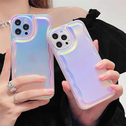 Luxury Matte Laser Cute Phone Cases For iPhone 11 12 13 14 Pro Max Xs X XR 7 8Plus - Touchy Style .