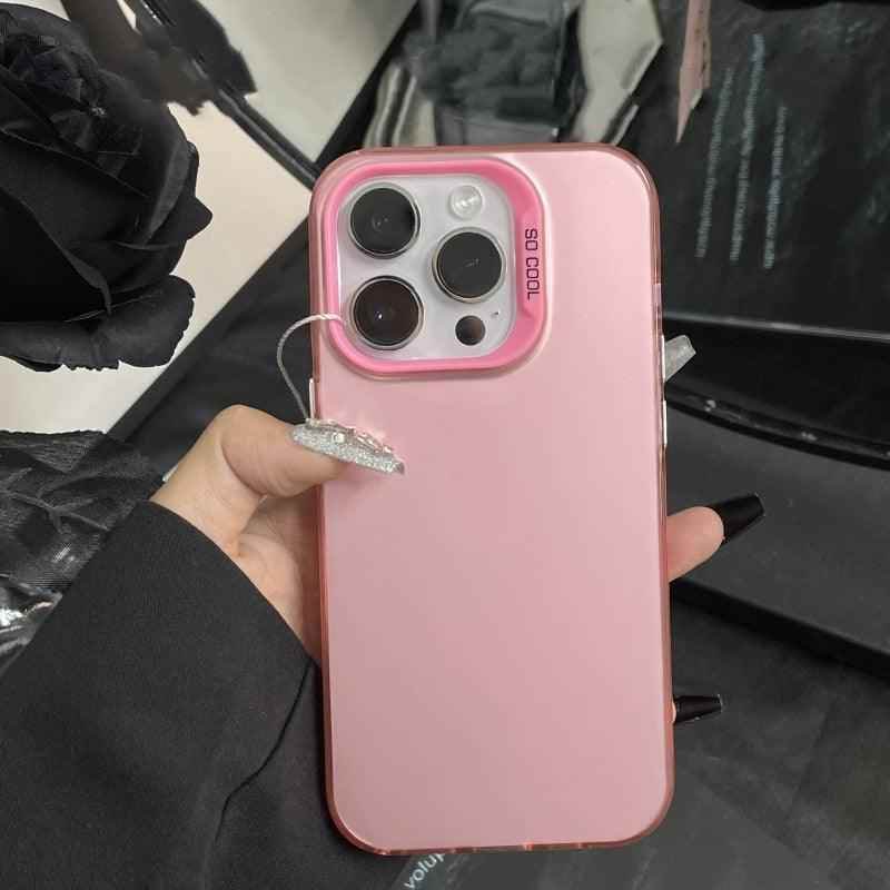 Luxury Matte Ultra-Thin Cute Phone Case Cover for iPhone 14 Pro Max, 14, 13, 12, 11 Pro Max, and Plus - Touchy Style .