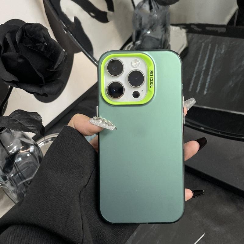 Luxury Matte Ultra-Thin Cute Phone Case Cover for iPhone 14 Pro Max, 14, 13, 12, 11 Pro Max, and Plus - Touchy Style .