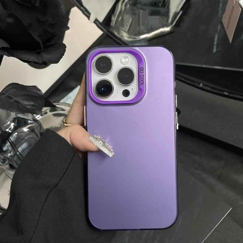 Luxury Matte Ultra-Thin Cute Phone Case Cover for iPhone 14 Pro Max, 14, 13, 12, 11 Pro Max, and Plus - Touchy Style .