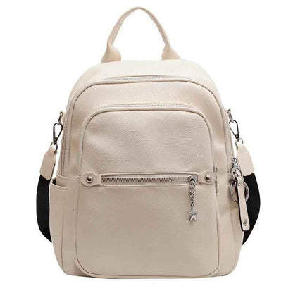 Luxury Soft Leather Cool Backpack RB551 - School Shoulder Bag - Touchy Style .