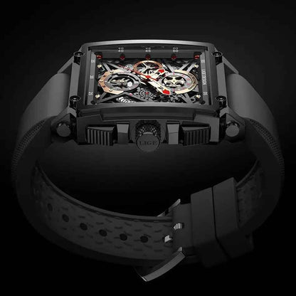 Luxury Waterproof Square Quartz Men&