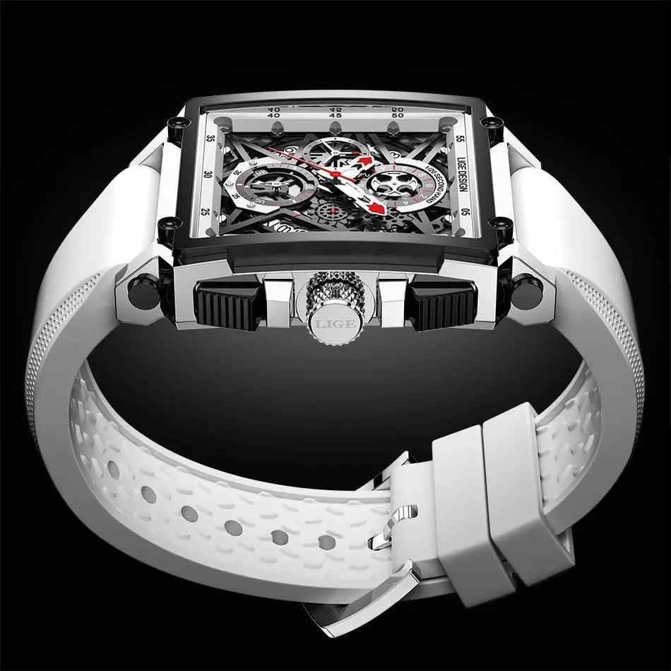 Luxury Waterproof Square Quartz Men&