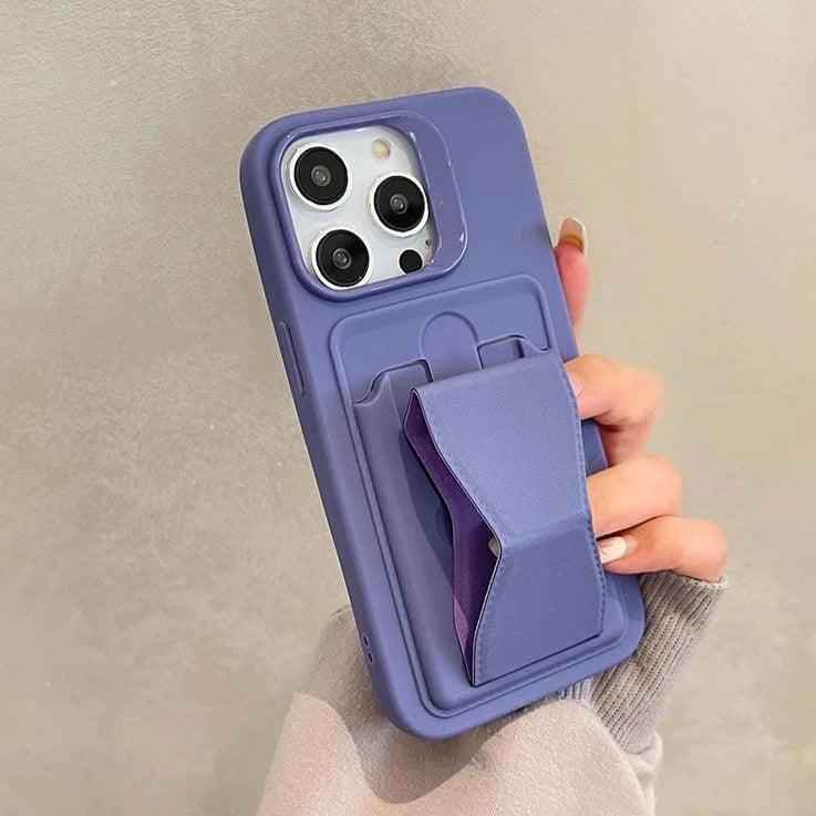 Luxury With Card Holder - Cute Phone Case For iPhone 15 Pro Max, 14, 13, 11, 12, XS, XR, X, 7, 8 Plus, and SE - Touchy Style